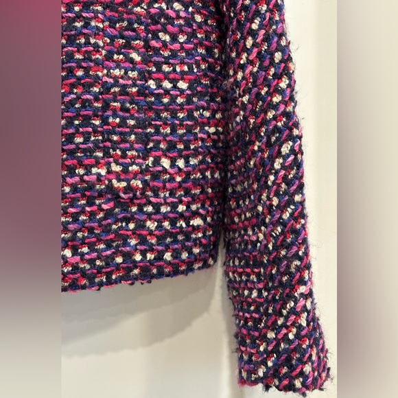 J.Crew Lady Jacket in Italian Tweed - Fuchsia Berry - Picture 5 of 12